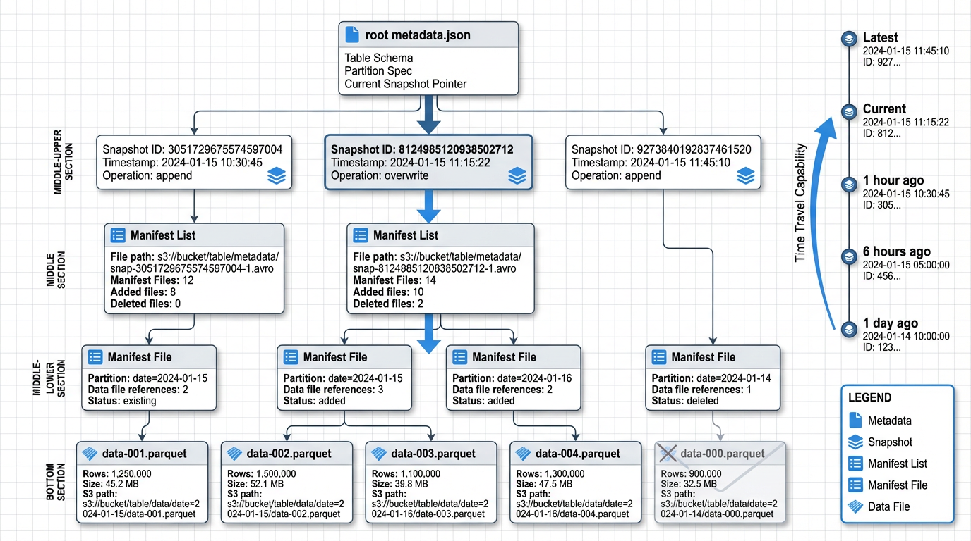 Apache Iceberg Table Structure